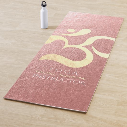 Yoga Studio Meditation Instructor Life Coach OM Yogamatte (Beispiel)