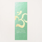 Yoga Studio Meditation Instructor Life Coach OM Yogamatte (Vorderseite)