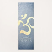 Yoga Studio Meditation Instructor Life Coach OM Yogamatte (Vorderseite)