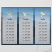 Yoga Studio Meditation Instructor OM Signing Tri-F (Rückseite)