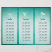 Yoga Studio Meditation Instructor OM Signing Tri-F (Rückseite)