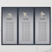 Yoga Studio Meditation Instructor OM Signing Tri-F (Rückseite)