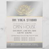 YOGA Studio Meditation Instructor Open House Lotus Flyer (Vorne)