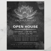 YOGA Studio Meditation Instructor Open House Lotus Flyer (Vorne)