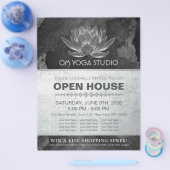 YOGA Studio Meditation Instructor Open House Lotus Flyer (Einzeln)