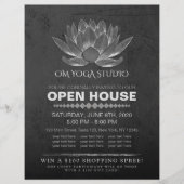 YOGA Studio Meditation Instructor Open House Lotus Flyer (Vorne)