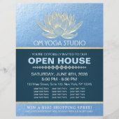 YOGA Studio Meditation Instructor Open House Lotus Flyer (Vorne)