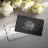 YOGA Studio Meditation Reiki Instructor Gold Lotus Terminkarte