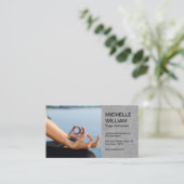 Yoga Studio | Meditation Visitenkarte (Stehend Vorderseite)