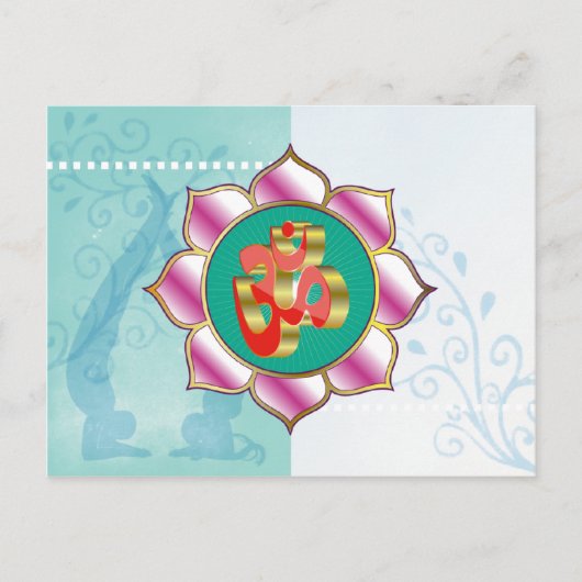 Yoga Studio OM - Postkarte (Vorderseite)