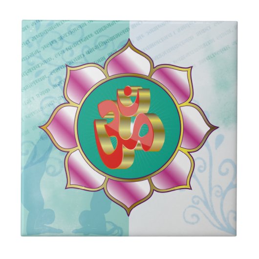 Yoga Studio OM - Tile Fliese (Vorderseite)