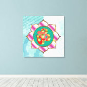 Yoga Studio OM - Wrapped Canvas Leinwanddruck (Insitu (Holzboden))