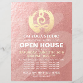 YOGA Studio Open House Meditation Haltung Zen-Zeic Flyer
