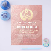 YOGA Studio Open House Meditation Haltung Zen-Zeic Flyer (Einzeln)