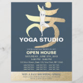 YOGA Studio Open House Meditation Root Chakra Sign Flyer (Vorne)