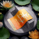 YOGA Studio Open House Meditation Root Chakra Sign Flyer<br><div class="desc">YOGA Meditation Instructor Studio Open House Flyer Template - Elegante Imitate Gold Foil Yoga Meditation Magische Wurzelchakra Symbol / Muladhara Chakra Symbol / Samen Mantra LAM Sanskrit Letter mit Meditation Pose / Bäume Pose auf Orange Farbhintergrund.</div>