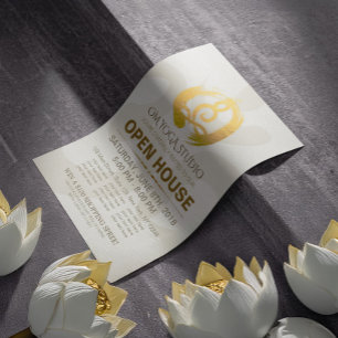 YOGA-Studio Open House Meditationshaltung Zen-Schi Flyer