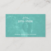 Yoga Studio | Personal Teacher Visitenkarte (Vorderseite)