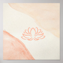 Yoga Studio Poster, Zen Poster, Lotus Blume Poster