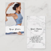 Yoga Studio Teacher Training Business Card Visitenkarte (Vorne/Hinten)
