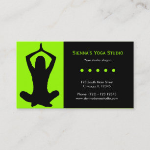 Yoga Studio Visitenkarte