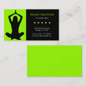 Yoga Studio Visitenkarte (Vorne/Hinten)