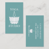 Yoga Studio Visitenkarte (Vorne/Hinten)