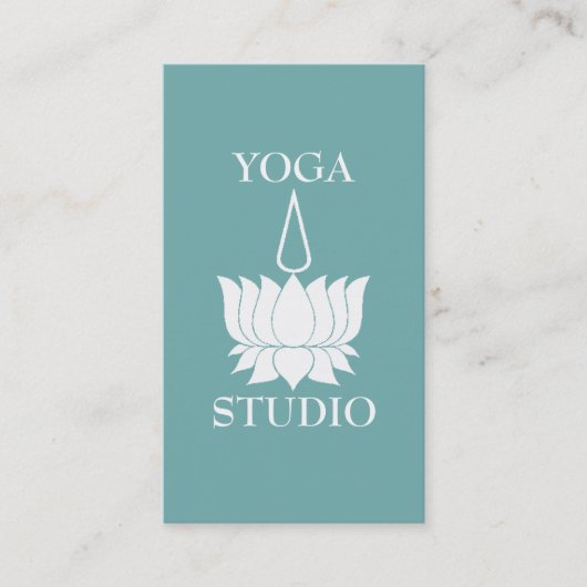Yoga Studio Visitenkarte (Vorderseite)
