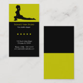 Yoga Studio Visitenkarte (Vorne/Hinten)