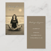 Yoga Studio Visitenkarte (Vorne/Hinten)