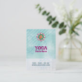 Yoga Studio - Visitenkarte Terminkarte (Stehend Vorderseite)