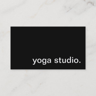 Yoga-Studio-Visitenkarte Visitenkarte