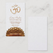 Yoga-Studio-Visitenkarte Visitenkarte (Vorne/Hinten)