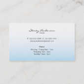 Yoga-Studio-Visitenkarte Visitenkarte (Rückseite)