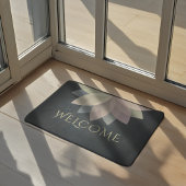 YOGA Studio Welcome Doormat Colorful Lotus Mandala Fußmatte
