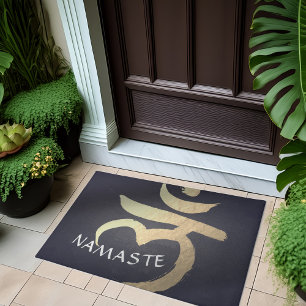 Yoga Studio Welcome Meditation Root Chakra Symbol Fußmatte