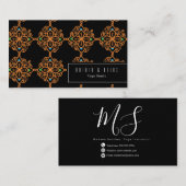 Yoga Studio Yoga Instructor Mandela Visitenkarte (Vorne/Hinten)