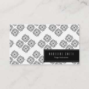 Yoga Studio Yoga Instructor Mandela Visitenkarte