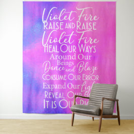 Yoga Studios & Meditationsräume: Spritual Prayer Wandteppich