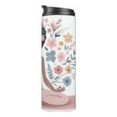 Yoga-Sukhasana-Flasche Thermosbecher (Nach rechts gedreht)