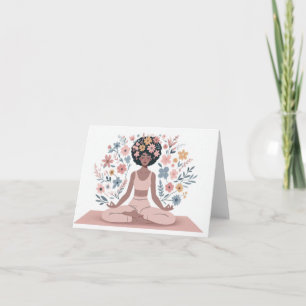 Yoga-Sukhasana-Karte Einladung