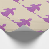 Yoga, Sukhasana Wrapping Paper Geschenkpapier (Ecke)