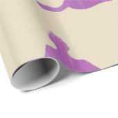 Yoga, Sukhasana Wrapping Paper Geschenkpapier (Rolleneckpunkt)