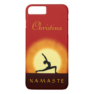 Yoga Sunrise Pose Namaste Slim iPhone 7 Plus Case-Mate iPhone Hülle