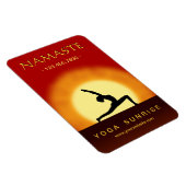 Yoga Sunrise Pose Yoga Studio Große Flexi-Magnete Magnet (Rechte Seite)
