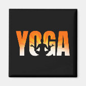 Yoga Sunshine Magnet (Vorne)