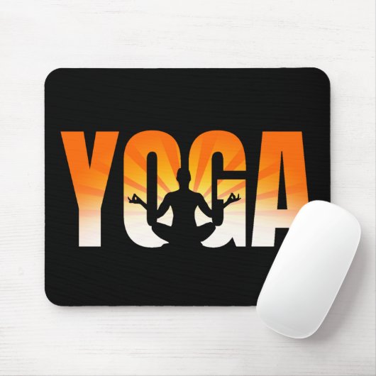 Yoga Sunshine Mousepad (Mit Mouse)