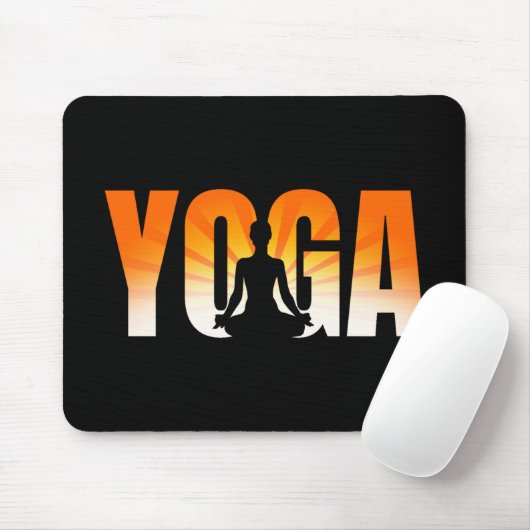 Yoga Sunshine Mousepad (Mit Mouse)