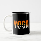 Yoga Sunshine Zweifarbige Tasse (Links)