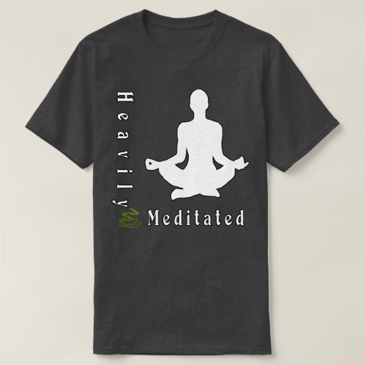 Yoga superstark meditationsgelb T-Shirt (Design vorne)